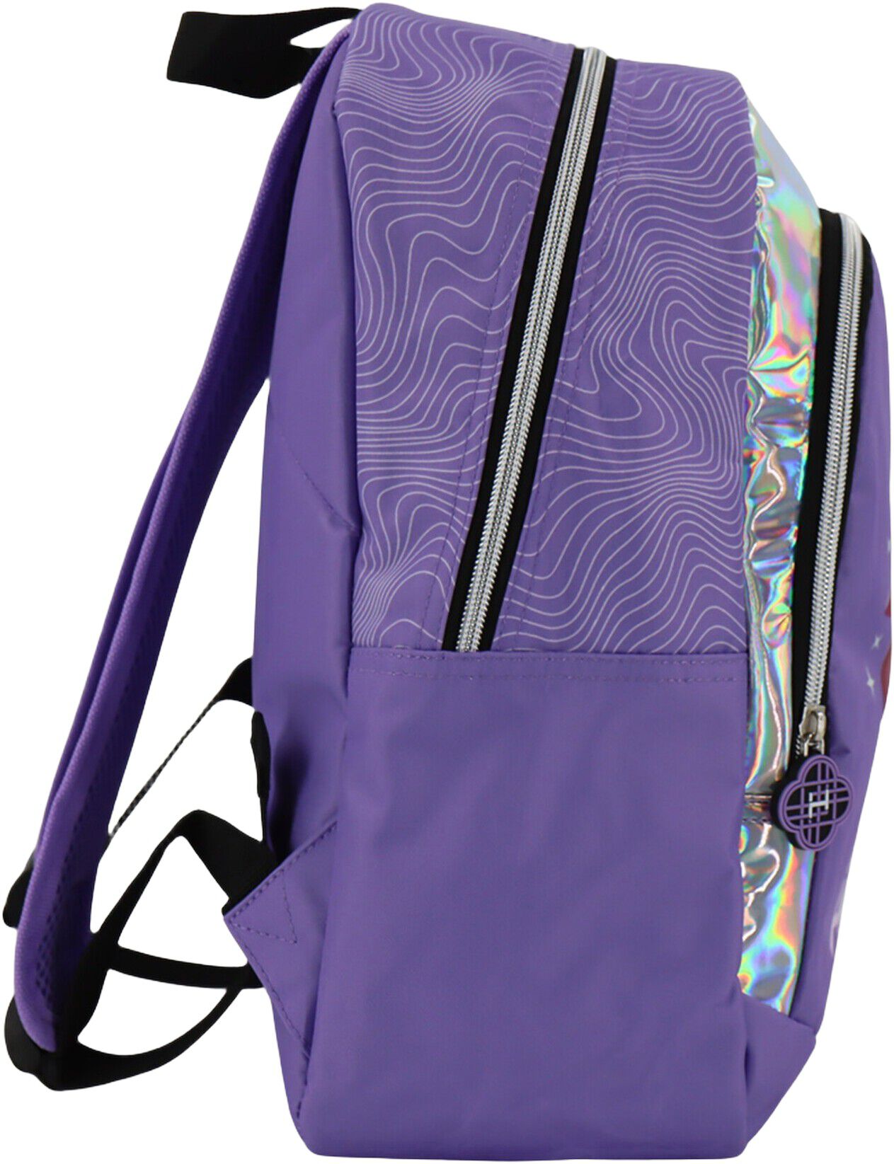 Kpop Demon H. Purple backpack with 2 com