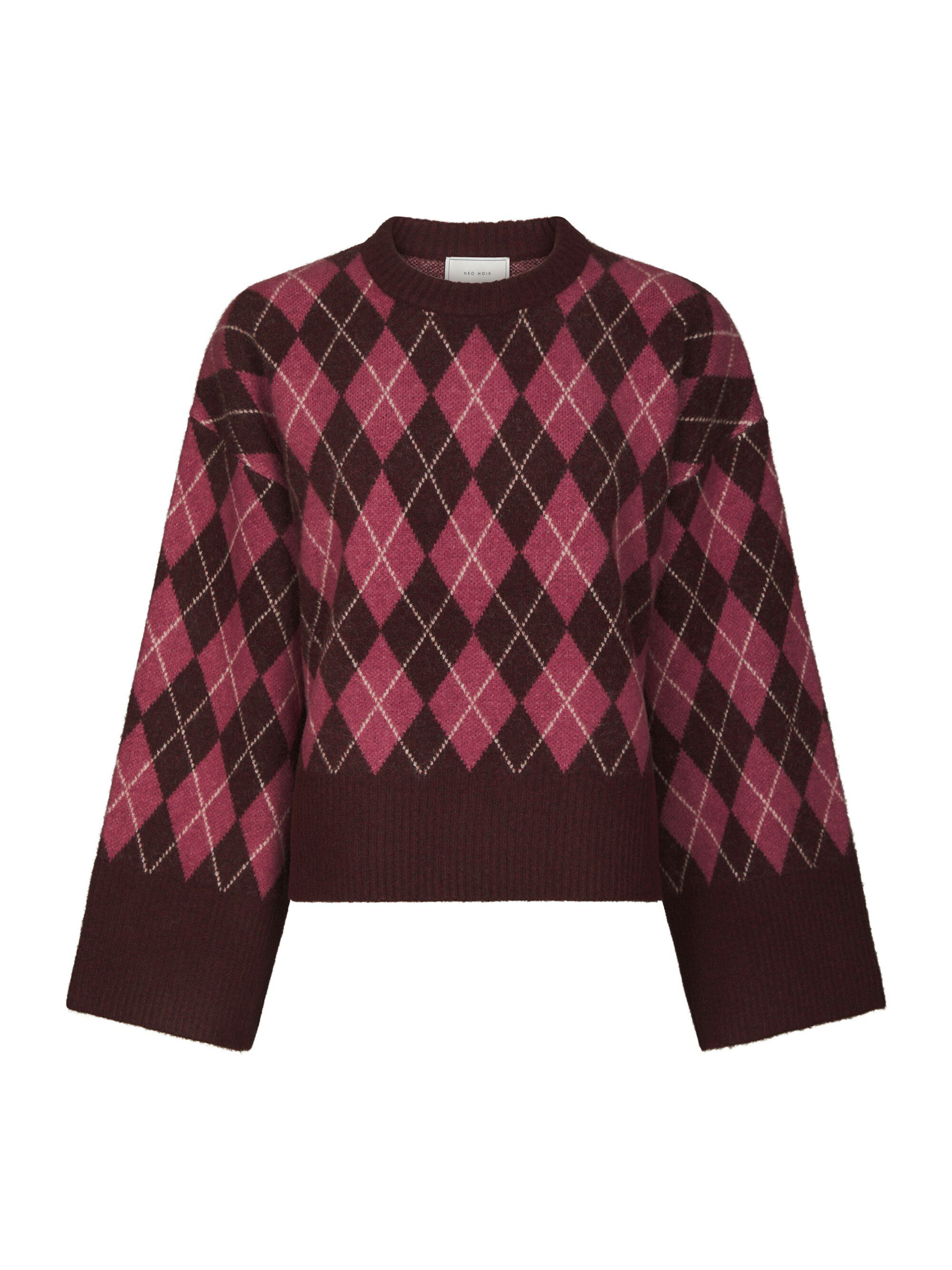Kick Check Knit Blouse