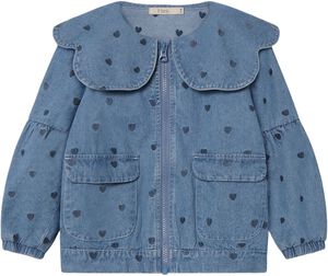 DONNA DENIM BOMBER JACKET
