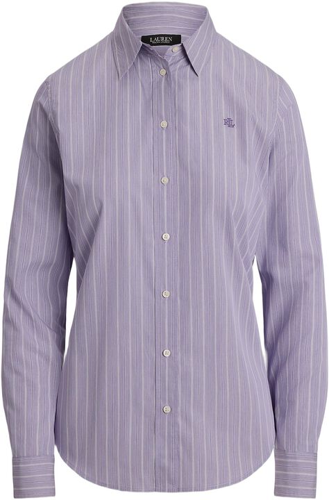 Classic Fit Striped Broadcloth Shirt