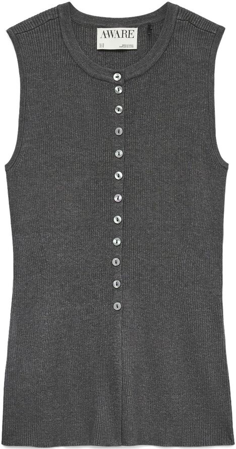 AWUKINO SL O-NECK KNIT VEST