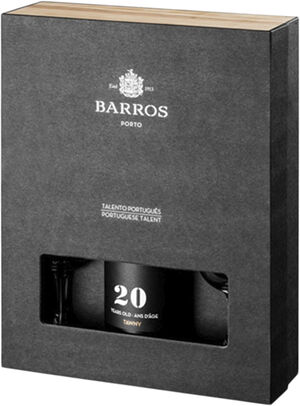 Barros 20 Years Tawny Port Gaveæske m/ 2 glas
