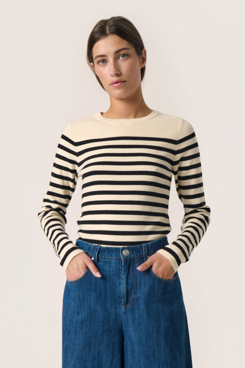 SLPina Striped Pullover LS