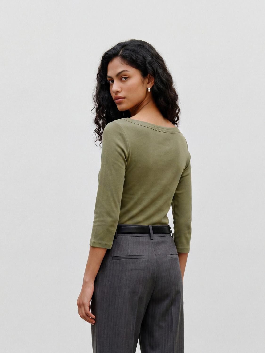 AWTHEA 3/4 BOATNECK TOP EXCL NOOS