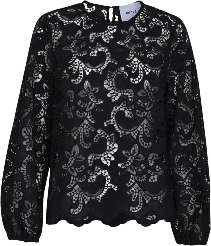 MSMisala Long Sleeve Lace Blouse