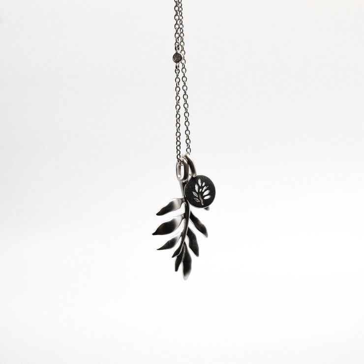 Little Tree of life pendant - Rhodium fra | 600.00 DKK | Magasin.dk