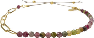 Amelia Bracelet Tormaline - Gold