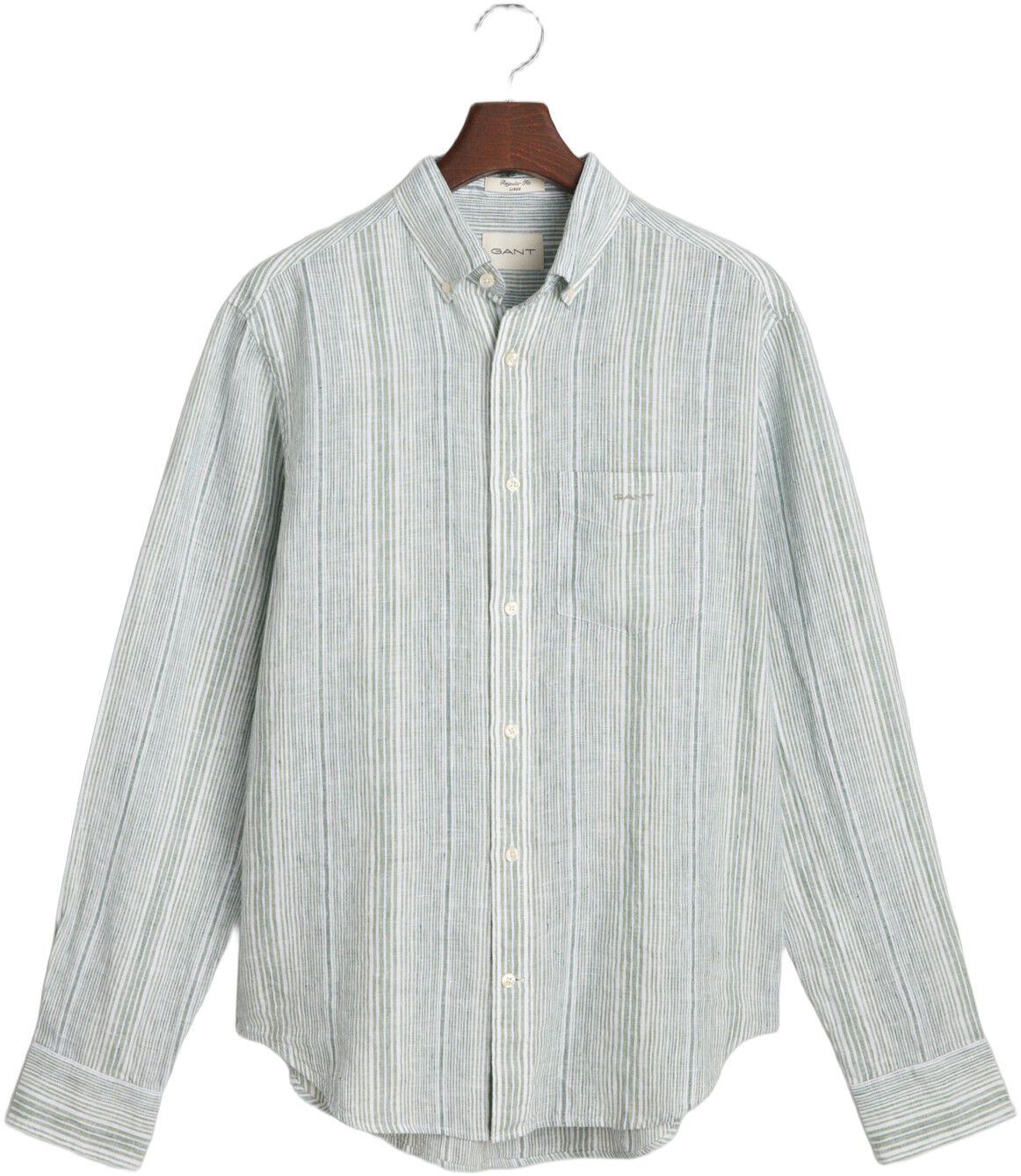 REG LINEN STRIPE SHIRT