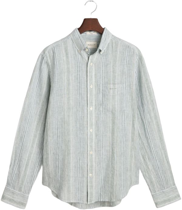 REG LINEN STRIPE SHIRT