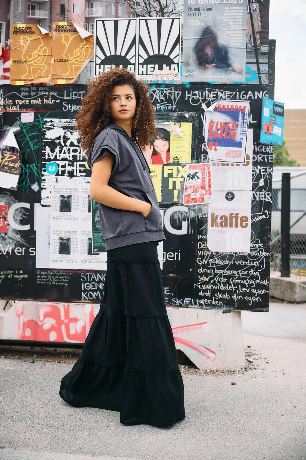 NMLEILANI SIENNA NW MAXI SKIRT WVN