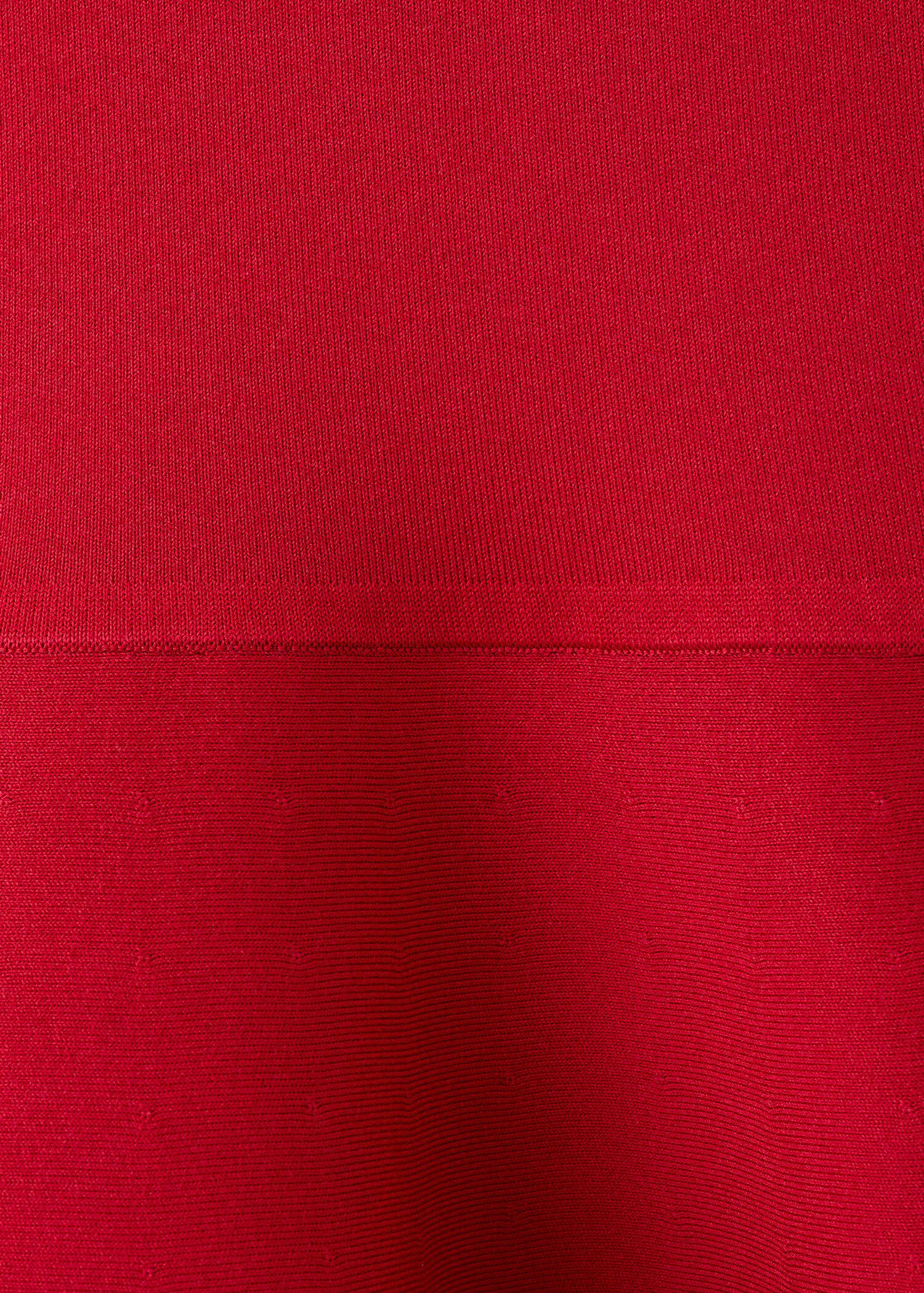 Short flared knitted dress