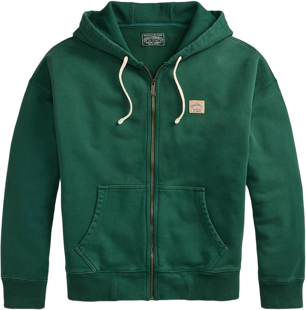 Relaxed Fit Loopback Fleece Hoodie