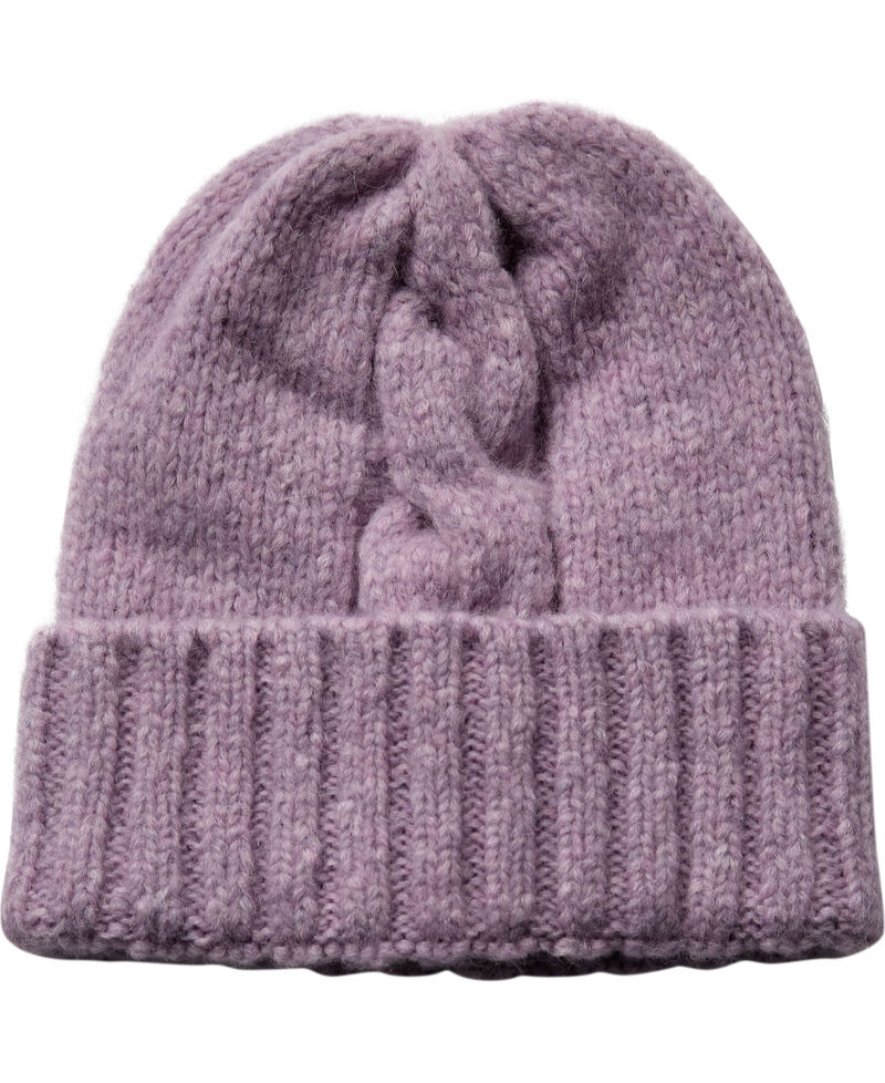 Cable Beanie, Lavender