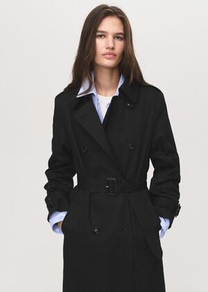 Classic trench coat with belt