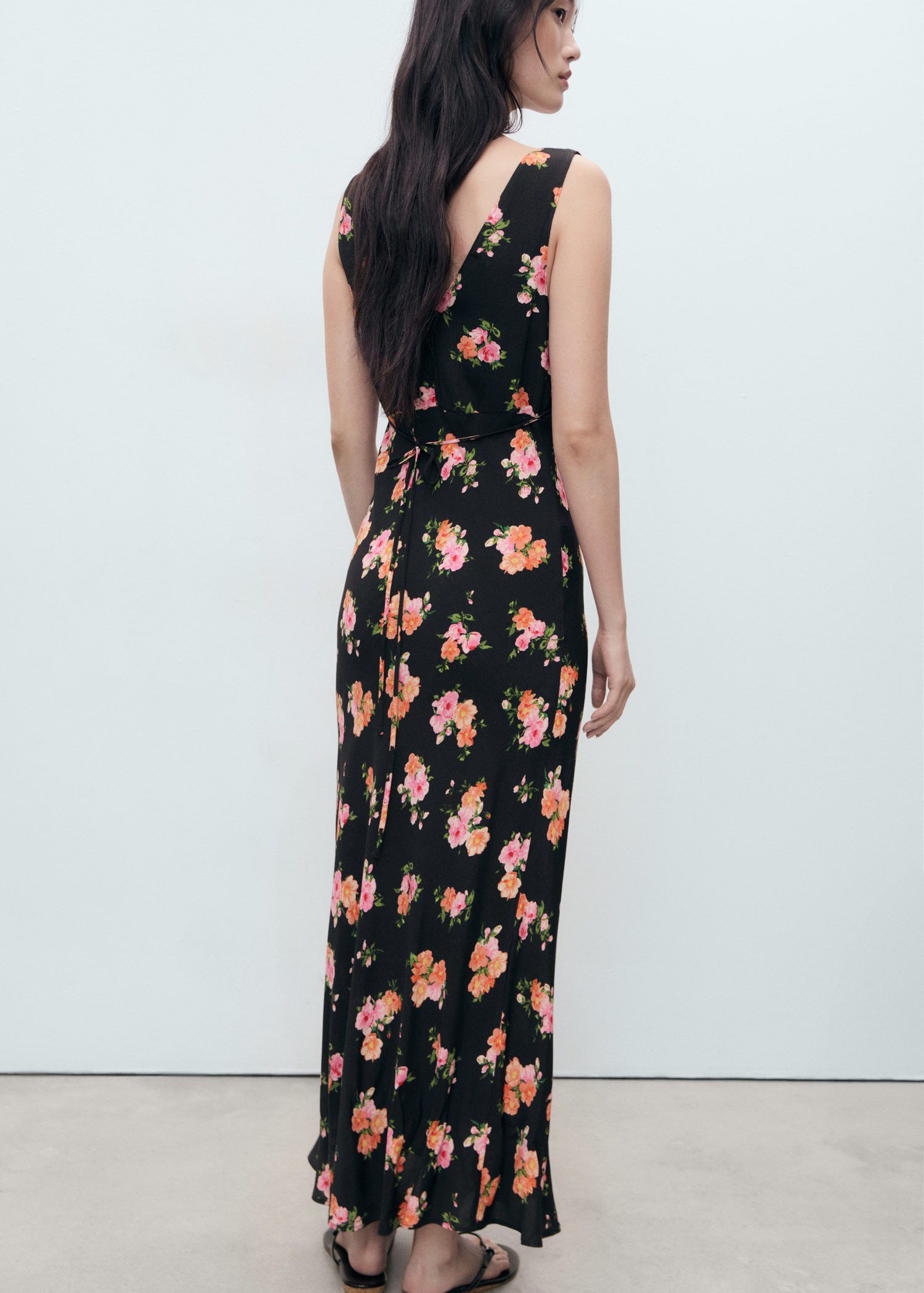 Long floral dress