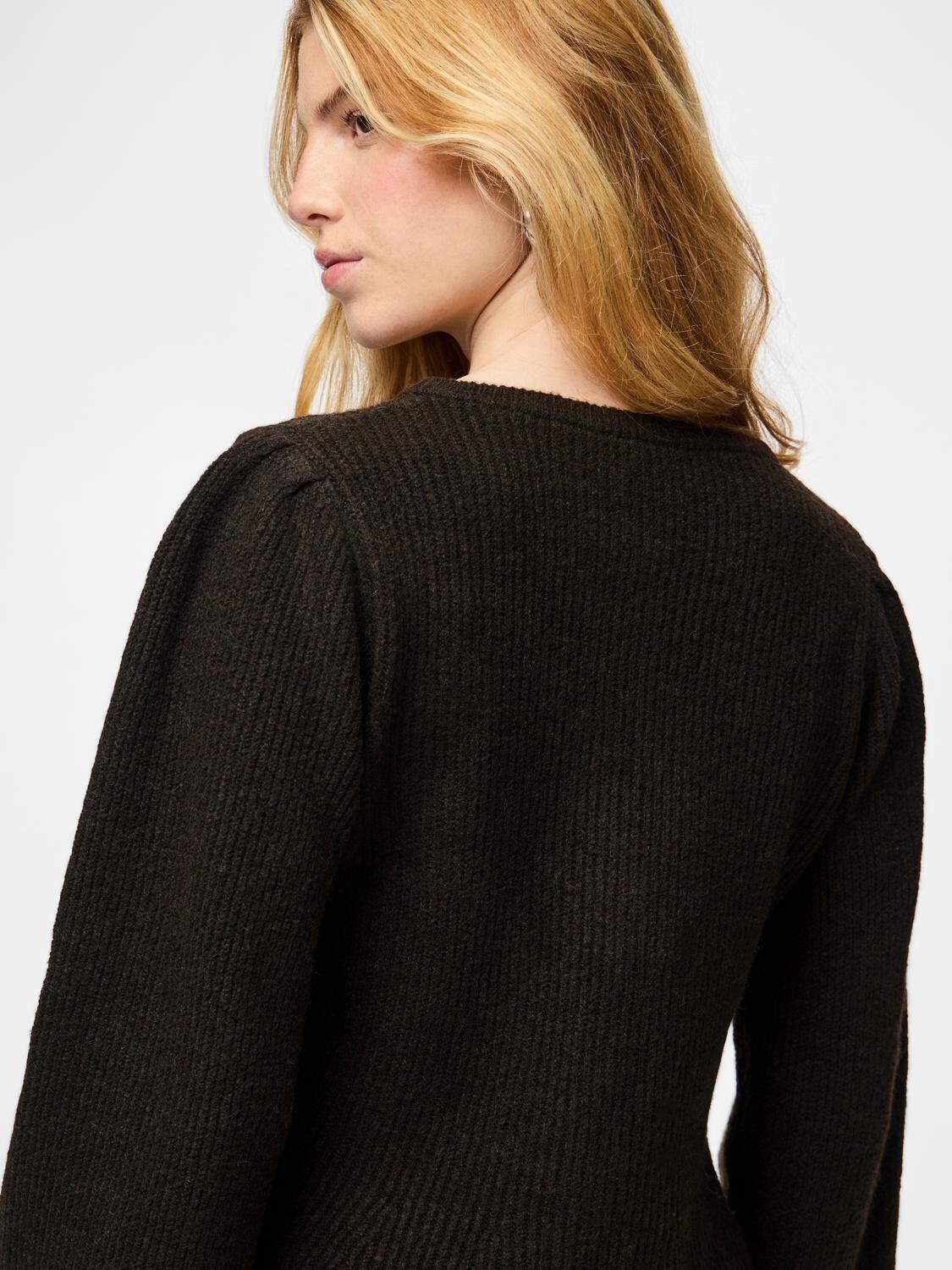 PCSILLY LS PUFF KNIT CARDIGAN NOOS