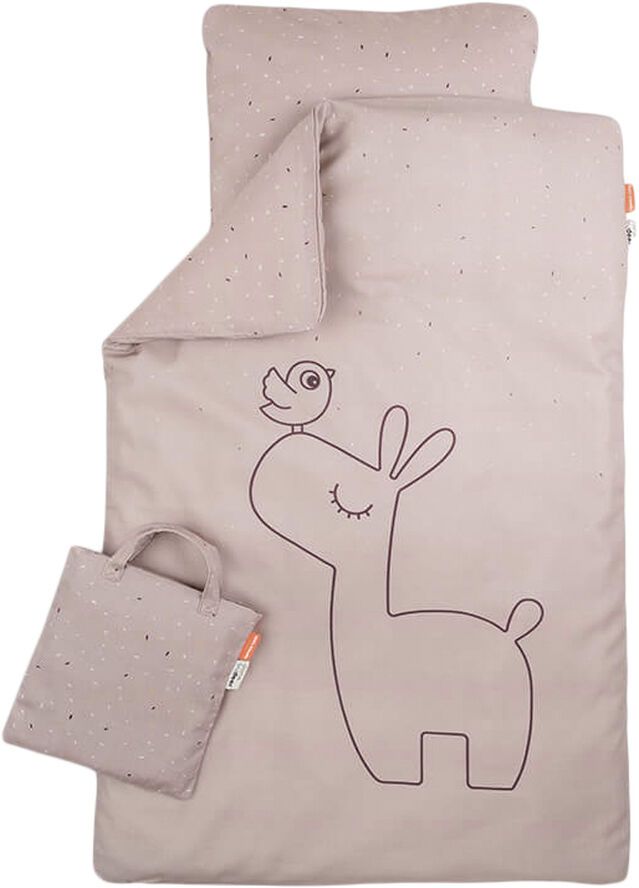 Sengesæt baby INT/DK GOTS Lalee Pudder