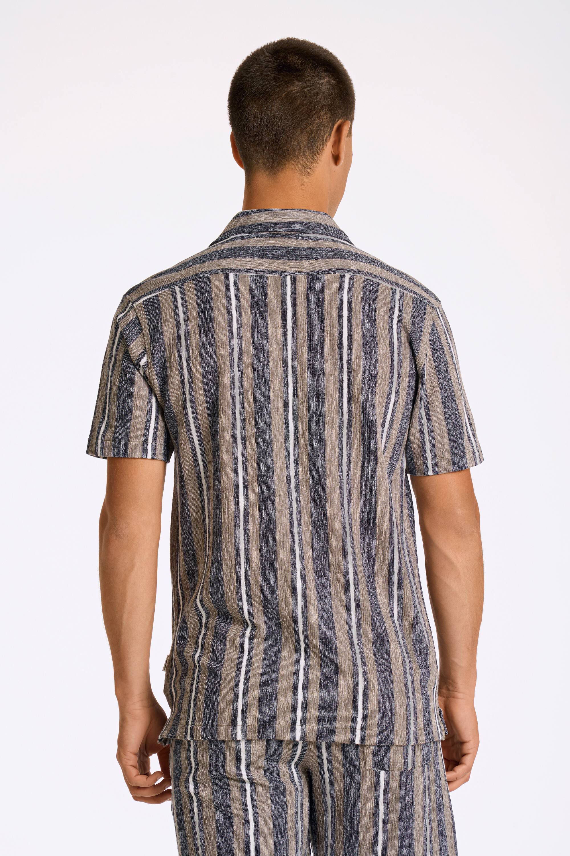 Knitted resort collar S/S