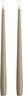 Moods & More - LED taper candle, Silk, Slim, Kit grey, 2-pac