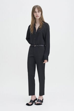 Luisa Cropped Cool Wool Slack