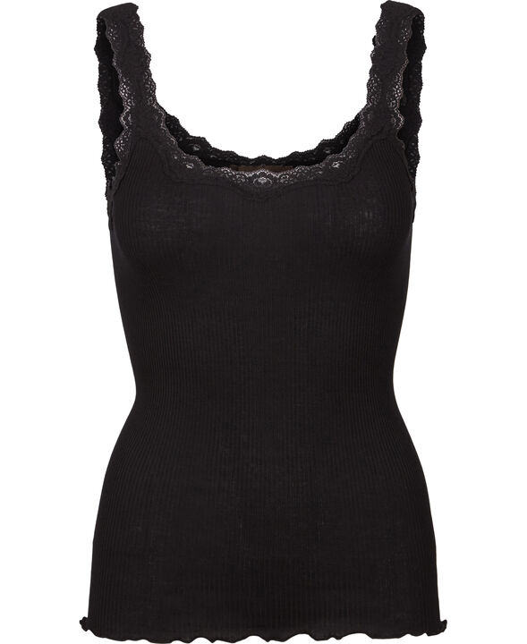 RWBabette Silk SL Deep Back Lace Top