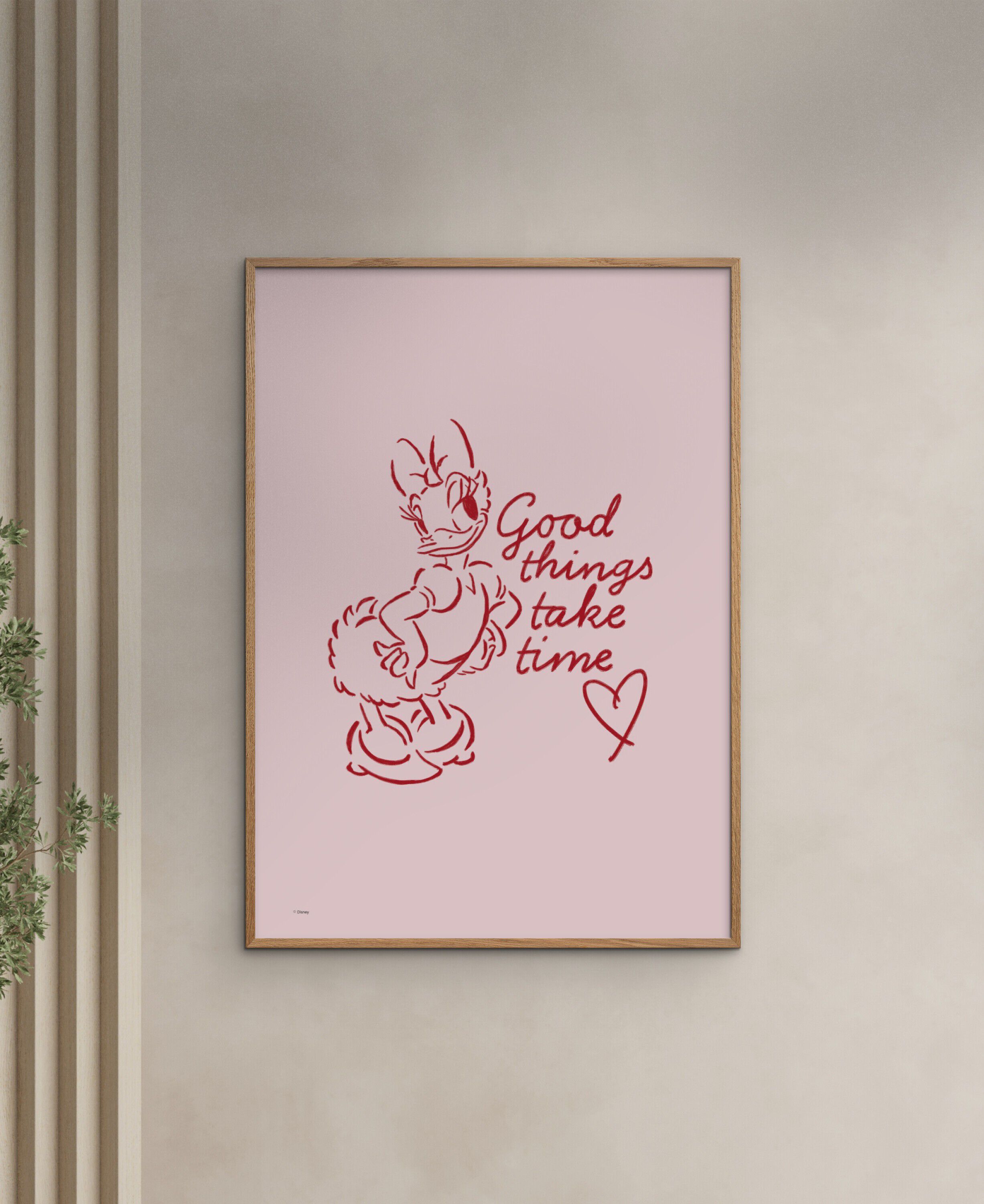 Disney - Good Things Take Time Poster