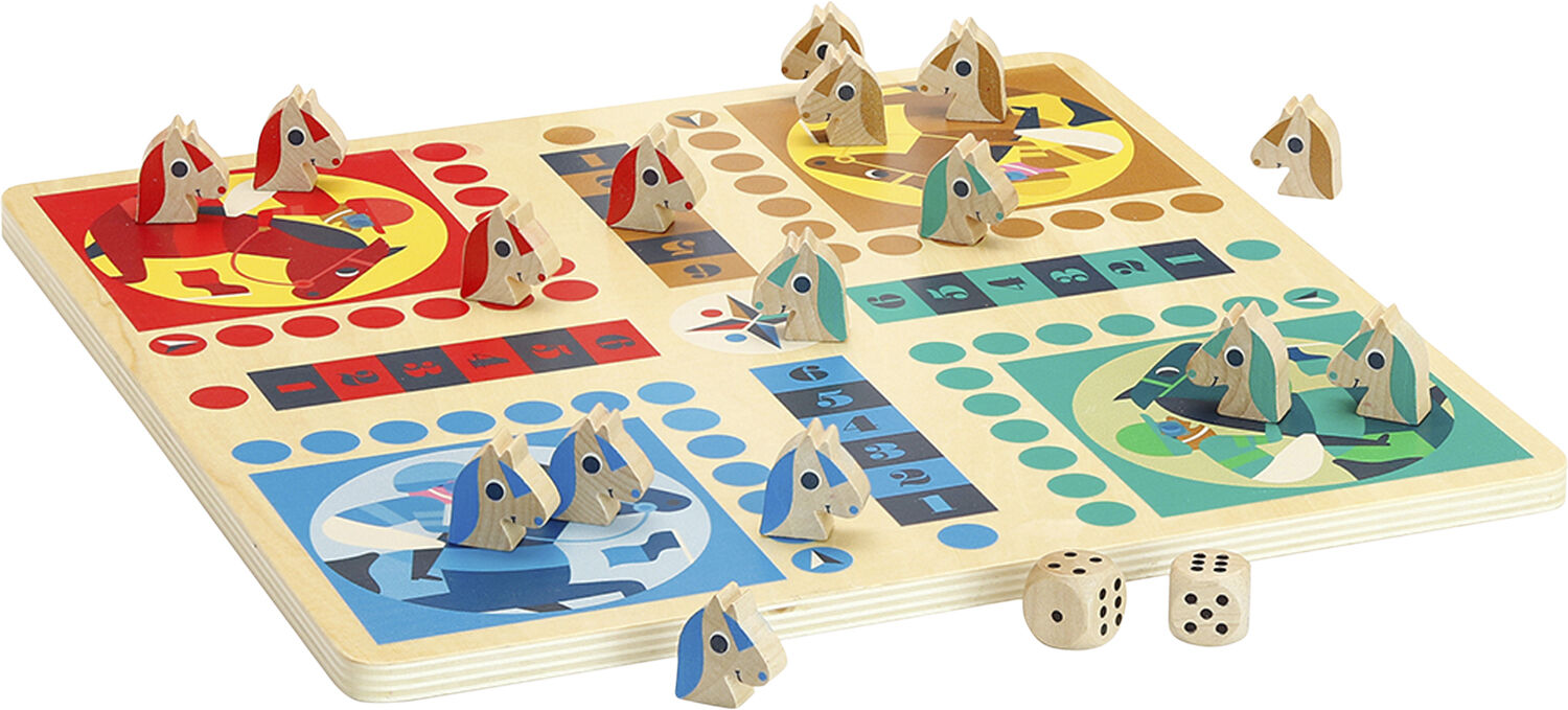 Vilac - Mit f&oslash;rste ludo- og g&aring;sespil