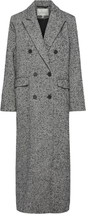 YAS - Yaselsana Ls Short Trenchcoat - 5100176 Chocolate Brown