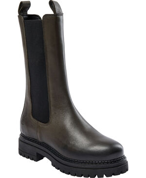 CASHANNAH Chelsea High Cut Leather
