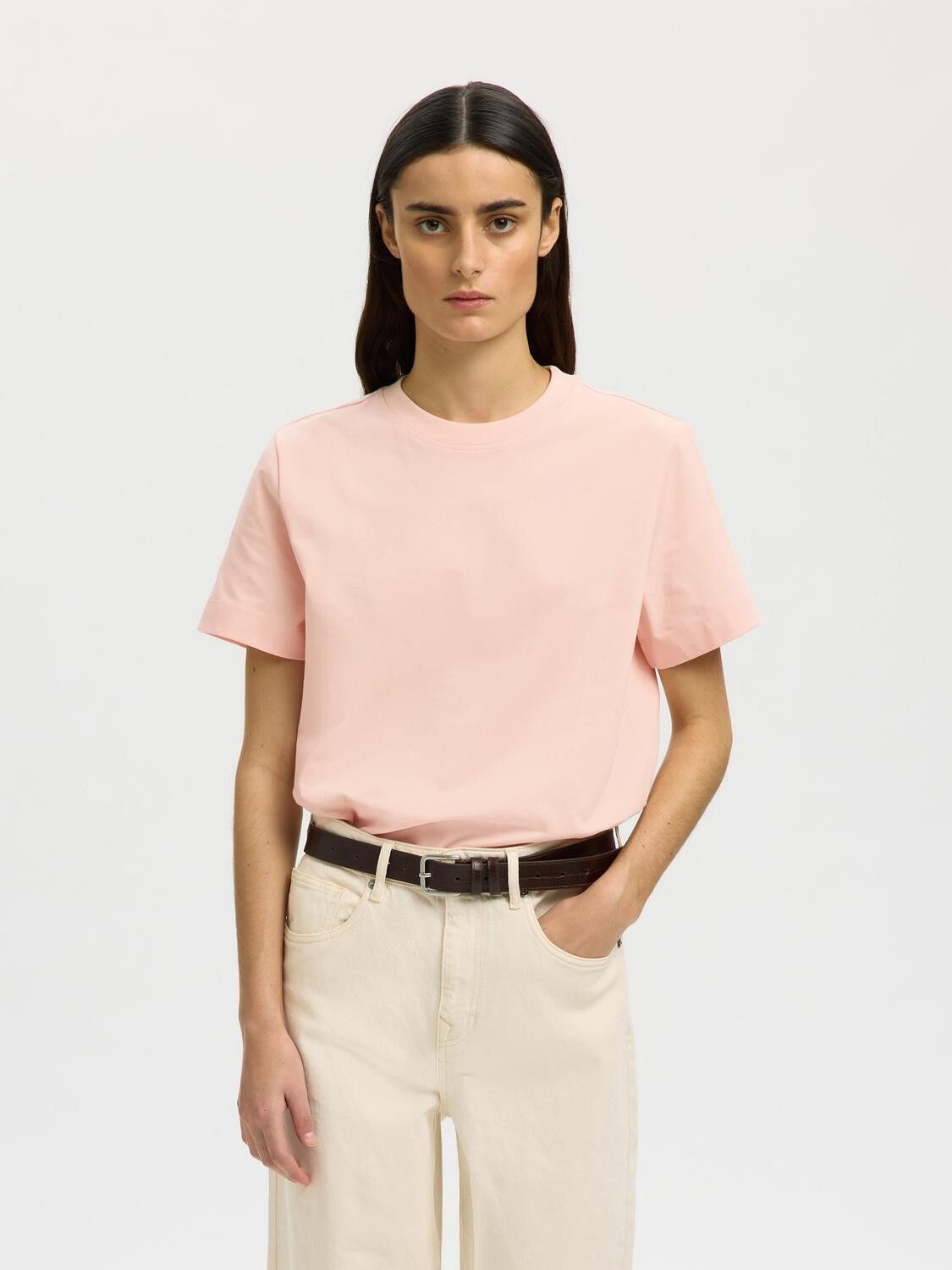 SLFESSENTIAL SS BOXY TEE NOOS