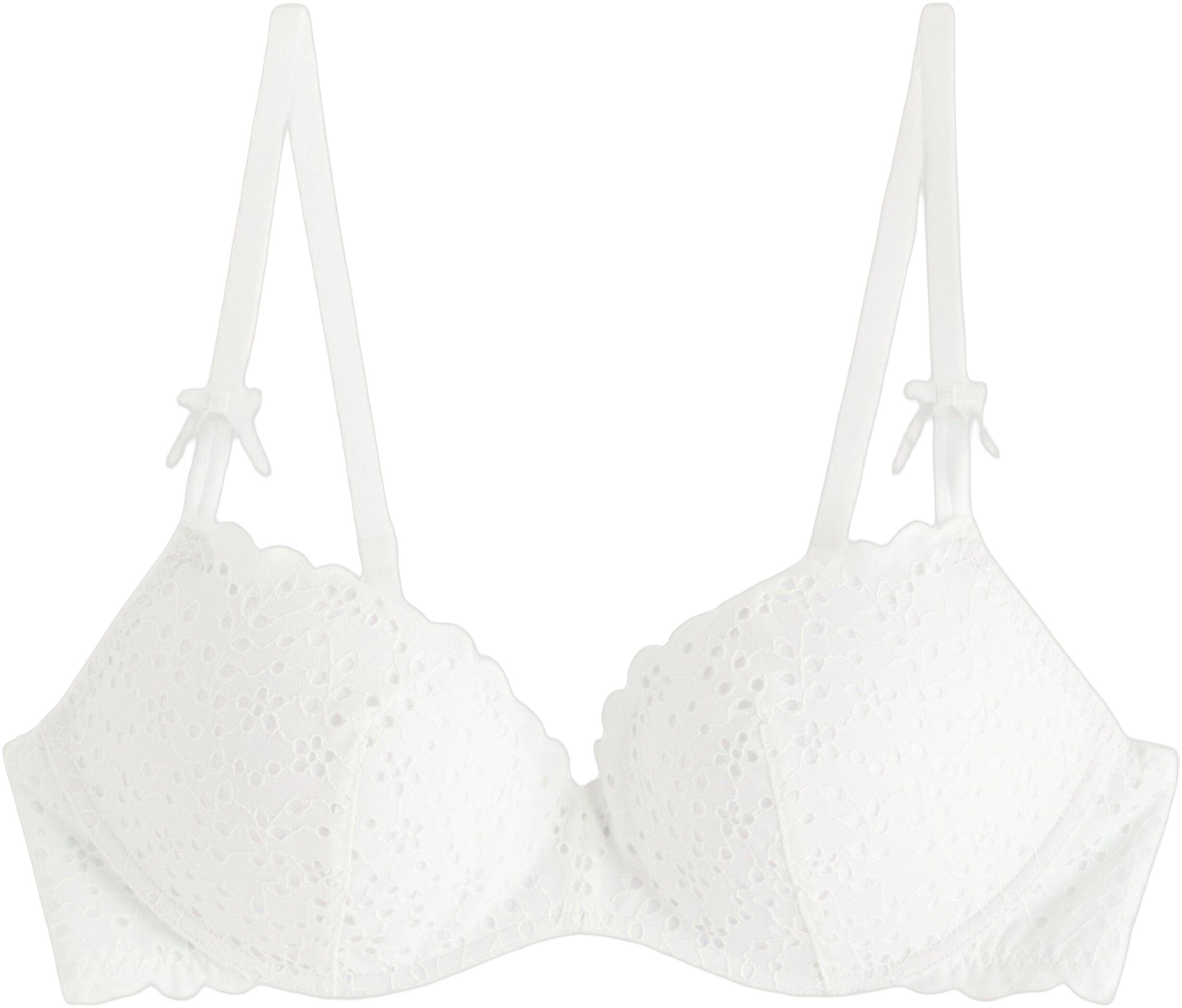 Pushup-bh med broderie anglaise