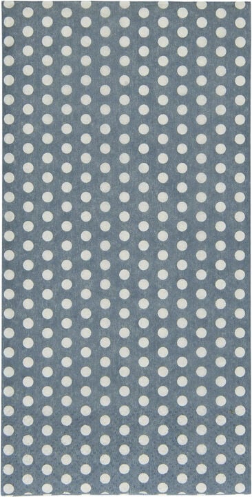 Serviet støvblå m/prikker