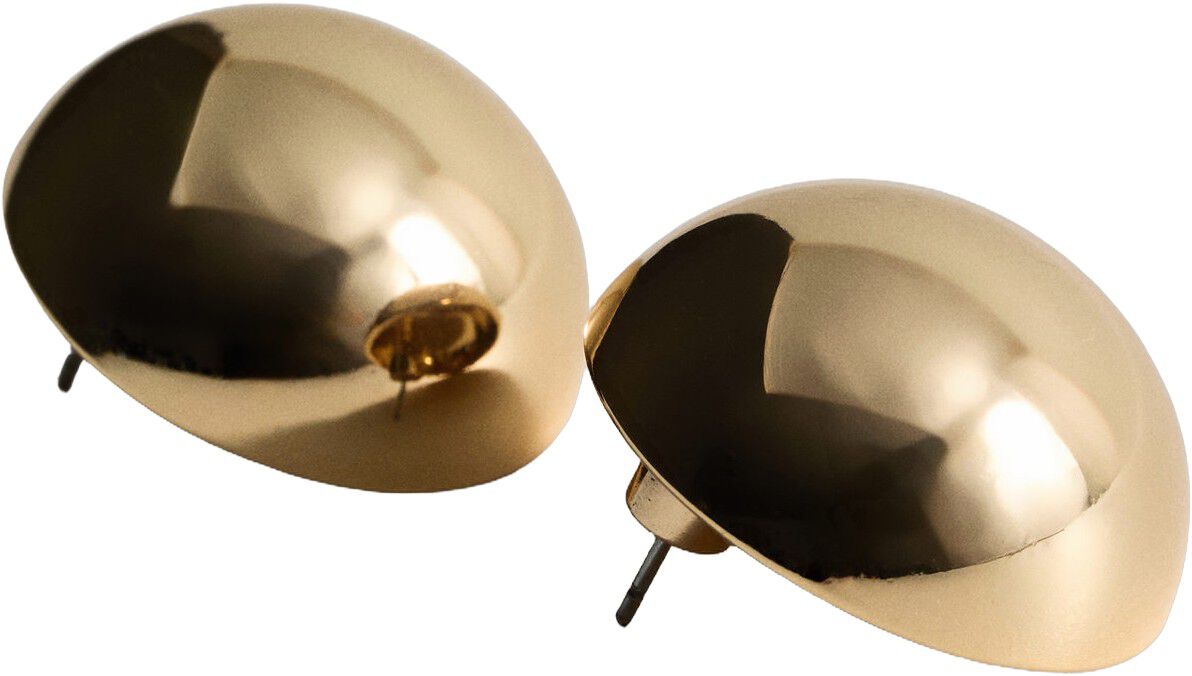 Round volume earrings