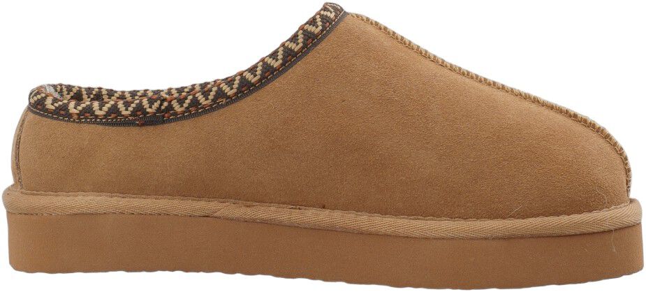 BIASNOW Flatform Binded Slip In Shoe Suede