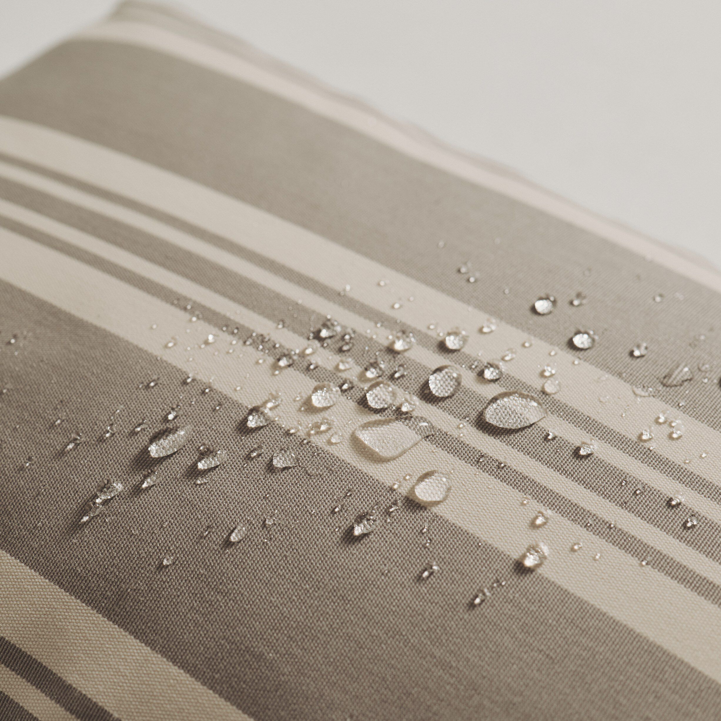 Fossflakes udend&oslash;rspude 40x60 cm. Gr&aring; stribet