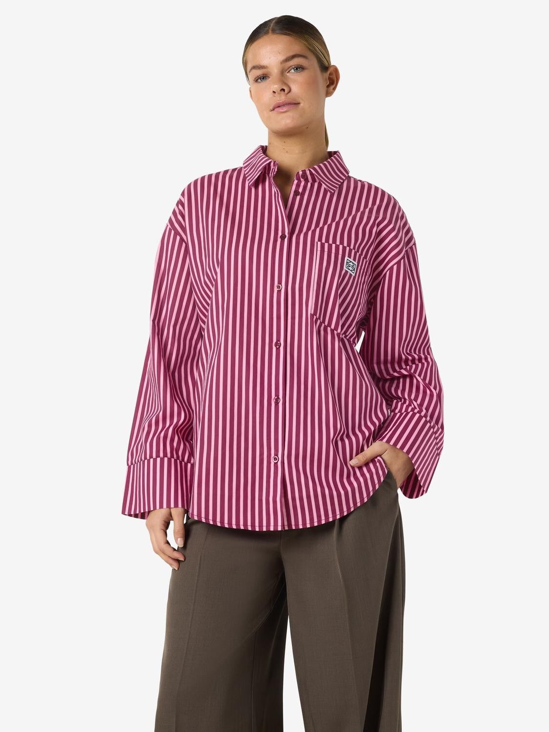 NMFRIDA L/S BUTTON SHIRT WVN BOX