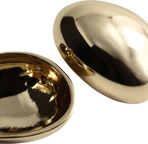 Round volume earrings