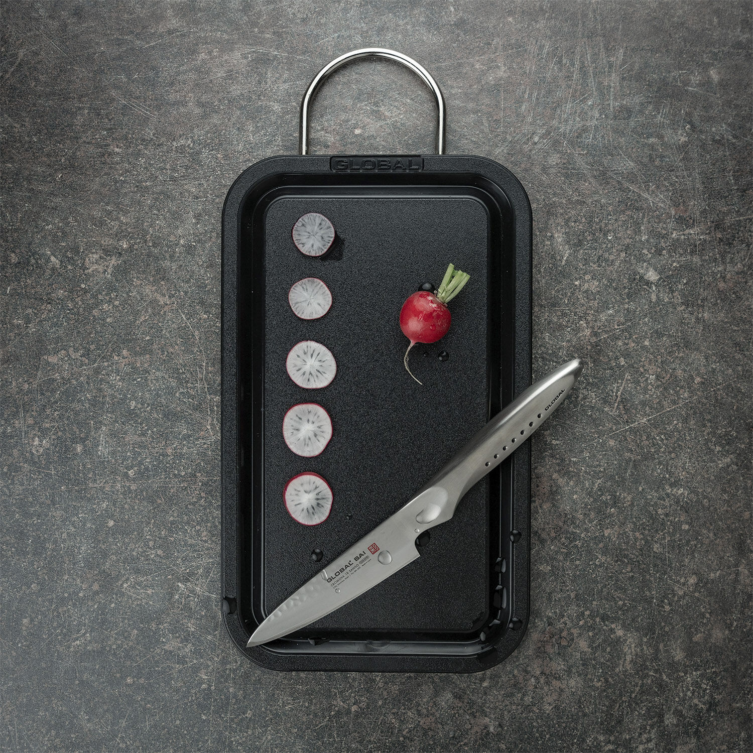 SAI-S02 R Urtekniv, 10 cm, hamret