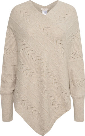 CRHoliday Knit Poncho