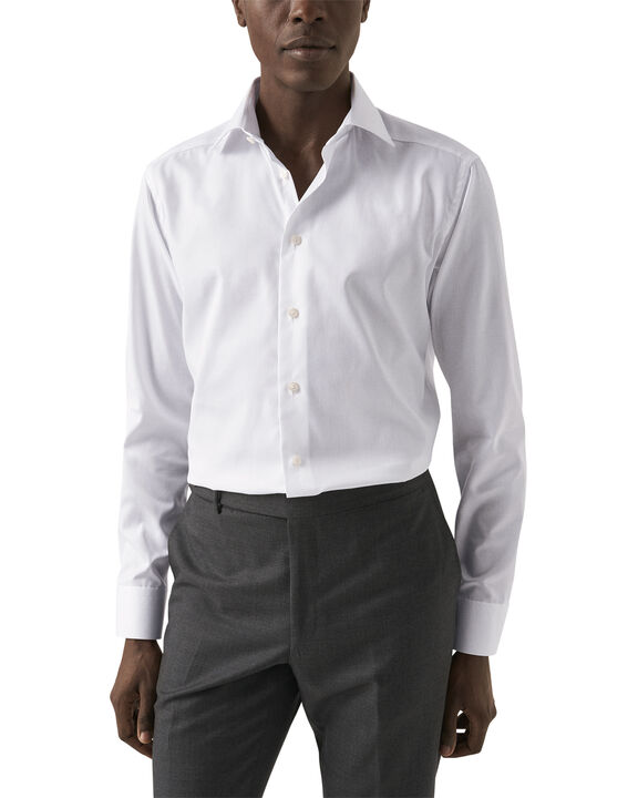 Contemporary Fit Light Blue Signature Twill Shirt