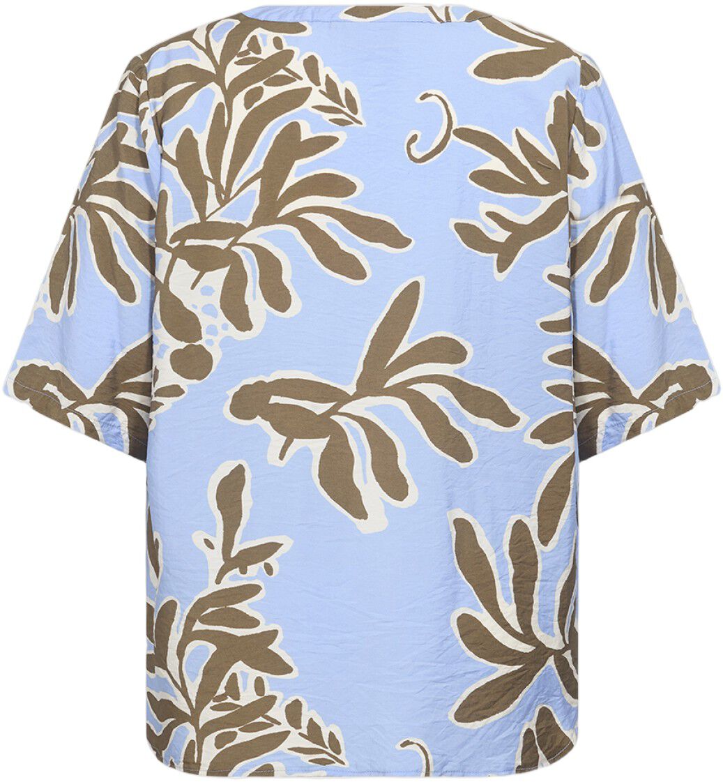 Curvy WA-LINNEA 1 Bluse Lysebl&aring;