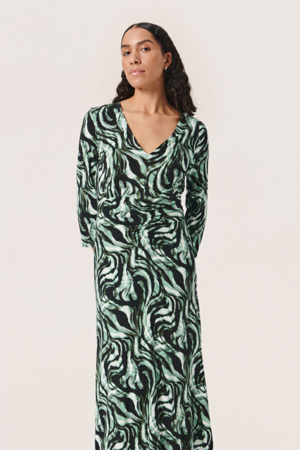 SLHanadi Printed V-Neck Dress