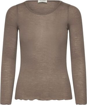 RWBurlington Wool LS O-neck T-shirt