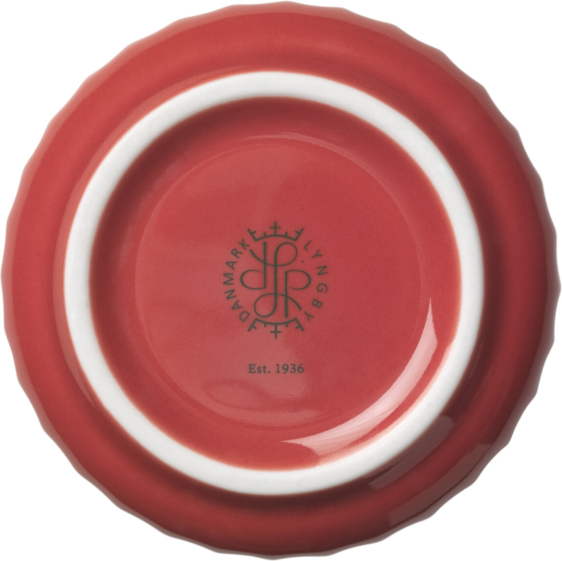 Lyngby Vase H15. 5 cm r&oslash;d porcel&aelig;n