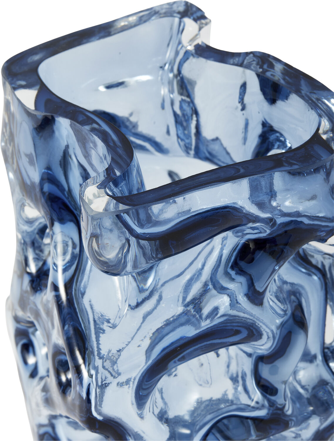 vase ice dark blue