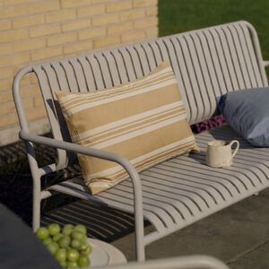 Fossflakes udend&oslash;rspude 40x60 cm. Beige stribet