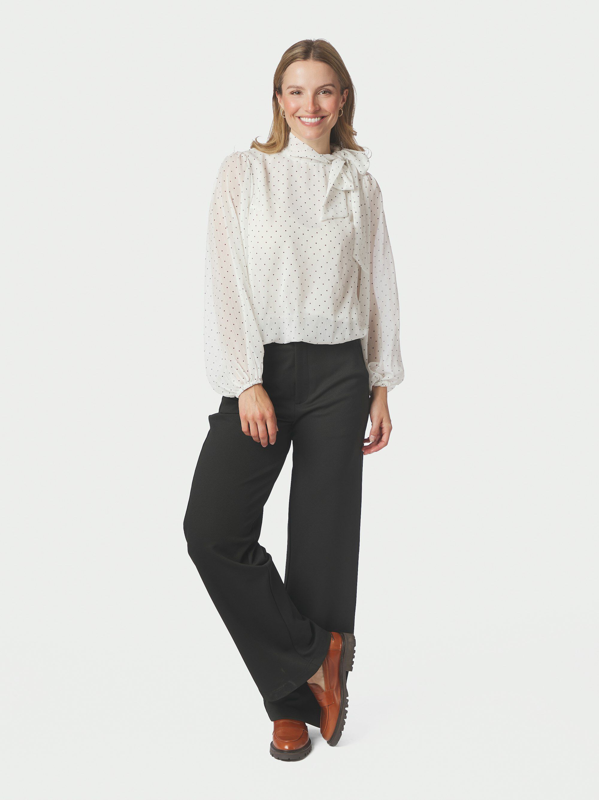 Dorellie Dot Blouse