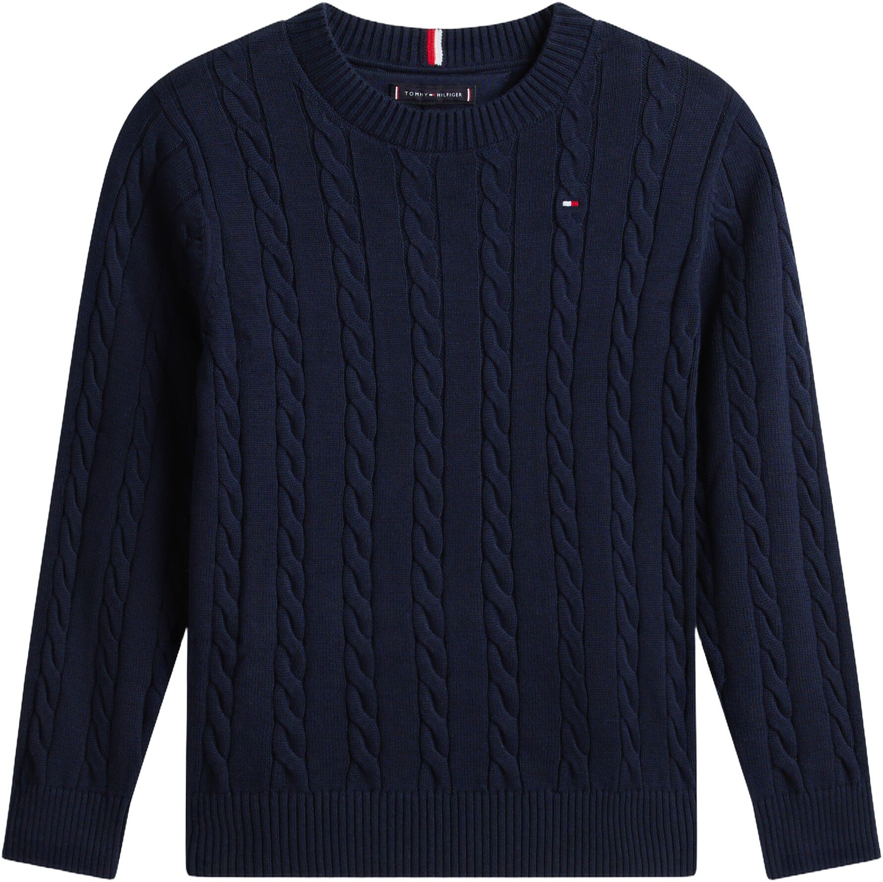 Essential Cable Knit Crew Neck Jumper