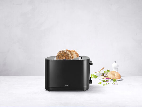 Enfinigy Brødrister + rist 2 skiver Sort