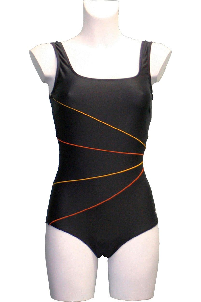 BADEDRAGT M/LAVT BEN, U-RYG OG